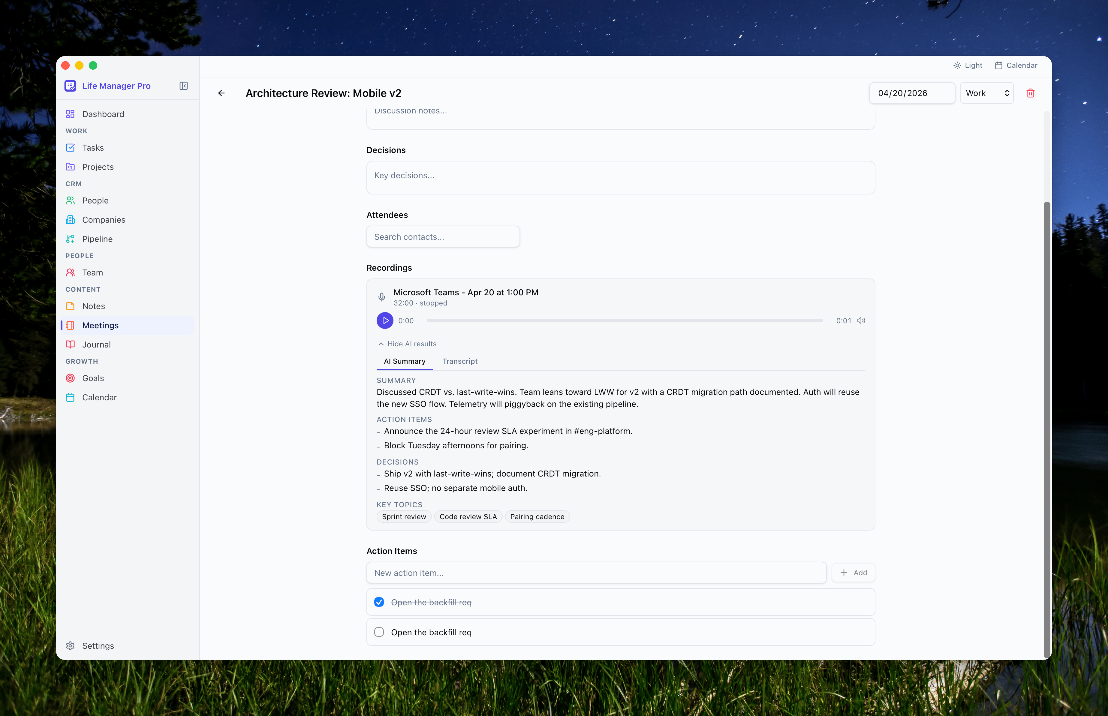 Meeting Notes Recording And Ai
